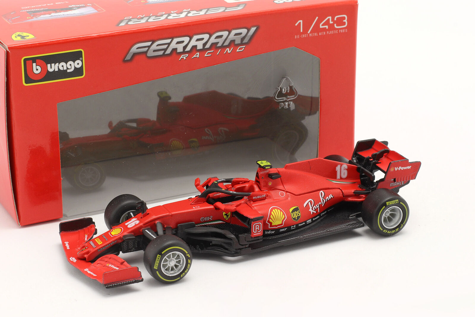 Bburago Ferrari SF1000 Sebastian Vettel #5 Austrian GP 2020 1/18 Bburago F1 Formule 1 