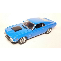FORD Mustang Boss 429 blue 1970 1/24 MOTORMAX 73303BLUE