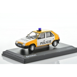 POLICJA SKODA Favorit 136L Police Policie (Tschechische Polizei) 1988 1/43 **