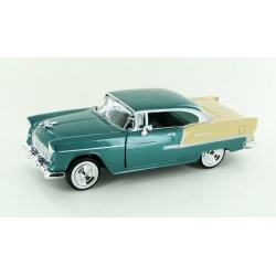 CHEVROLET Bel Air Hardtop metallic-green/beige 1955 1/24 MOTORMAX