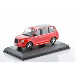 TAXI LEVC TX5 metallic-red RHD taxi (GB) 1/43 OXFORD 43TX5002