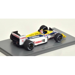 F1 WILLIAMS FW11B #6 N.Piquet Winner Hungarian GP 1987 1/43 SPARK S7483