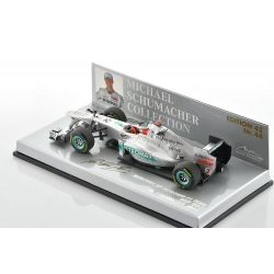 F1 MERCEDES W02 M.Schumacher 2011 1/43 MINICHAMPS