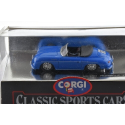 PORSCHE 356 cabrio blue 1/43 CORGI 96360