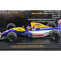F1 WILLIAMS FW14B #5 N.Mansell World Champion 1992 1/43 MINICHAMPS CAMEL 436926605