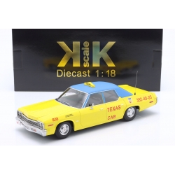 TAXI DODGE MONACO TAXI TEXAS CAB B38 1974 1/18 KK-Scale KKDC181126