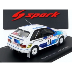MAZDA 323 4WD #14 I.Carlsson Monte Carlo 1986 1/43 SPARK S6230
