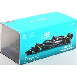F1 MERCEDES W14 #44 L.Hamilton (KASK) 2023 1/43 Bburago 18-38081H