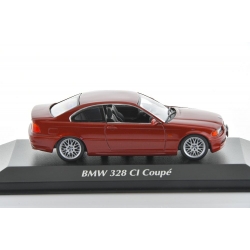 BMW 328 Ci (E46) COUPE Red Metallic 1999 1/43 MINICHAMPS 940028320