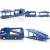 VOLVO FH16 GL 750 XXL blue Car transporter + Porsche 911 1/43 Bburago 18-31463